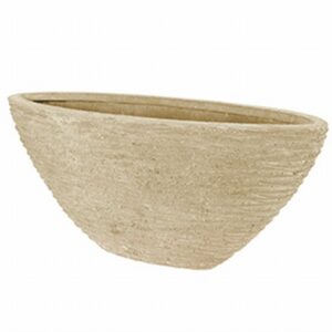 Polystone Seaside Oval 100x35 Н40 - Natural