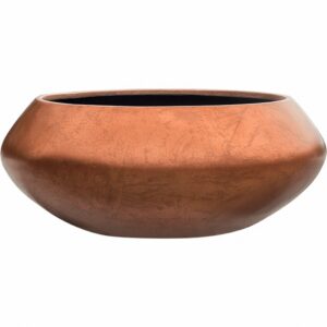 Silver Leaf Bowl D55 H22 - matt copper