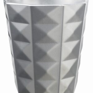Кашпа Kyoto D13 H15 - shiny silver