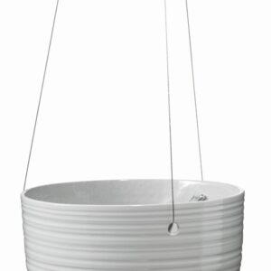 Bergamo hanging D18 H13 - shiny light gray