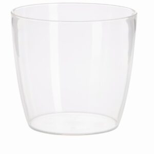 Кашпа Verve Crystall 18см - прозрачна