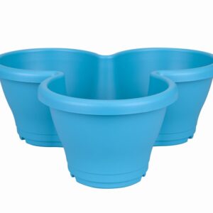 Саксия верт. градина пласт - M aqua blue
