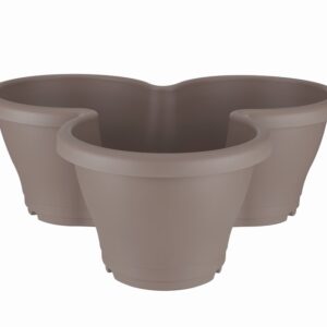 Саксия верт. градина пласт - S taupe