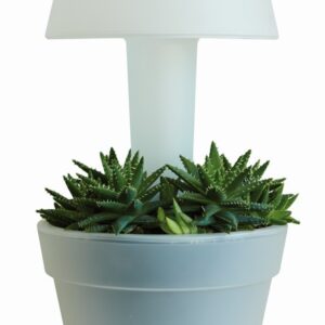 Саксия лампа пласт - loft LED light transparent