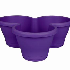 Саксия верт. градина пласт - S eggplant