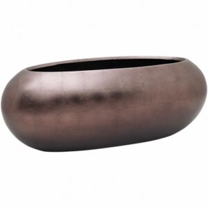 Silver Leaf Boat 56x23 H20 - matt coffee