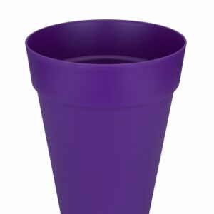 Саксия 28см пласт - loft urban round high eggplant