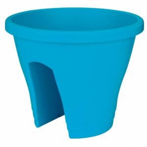 Саксия 30см пласт - flower bridge aqua blue